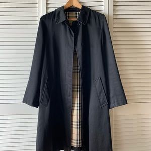 Burberry Black Trench Coat 4